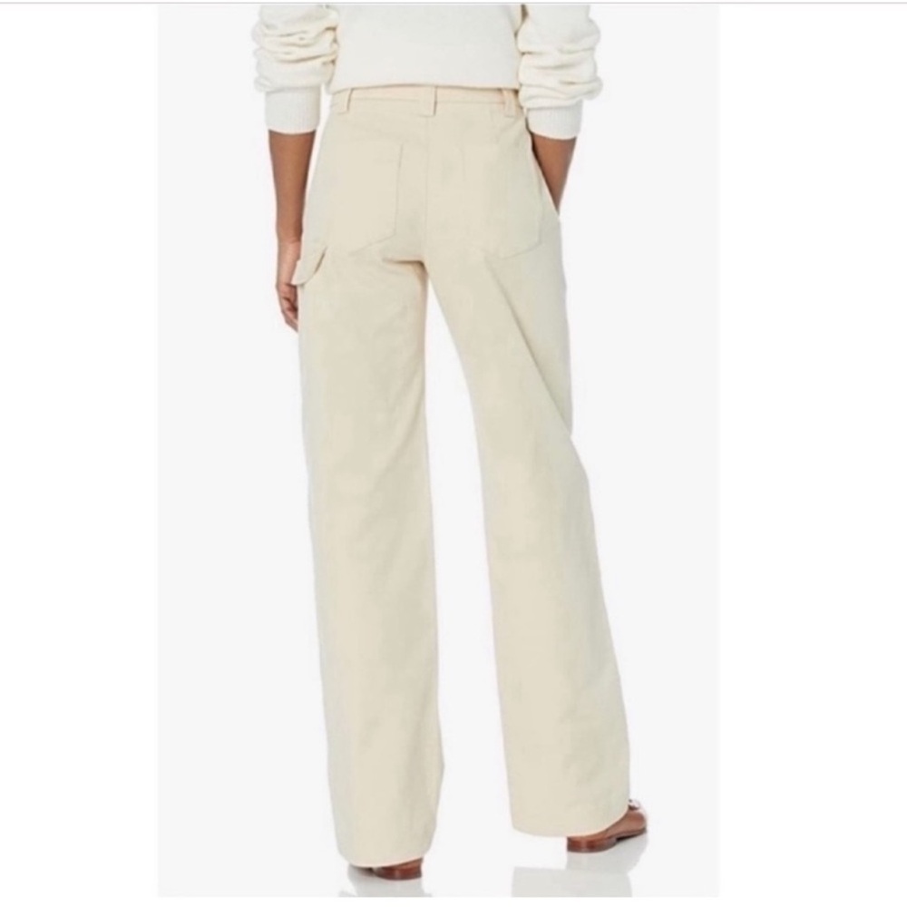 Vince Beige Wide-Leg Trousers
